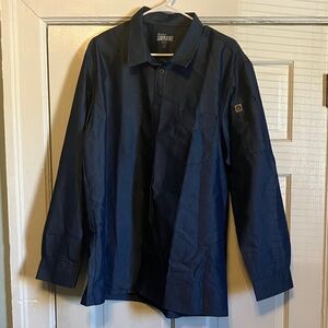Men's Navy Shirt Jacket
